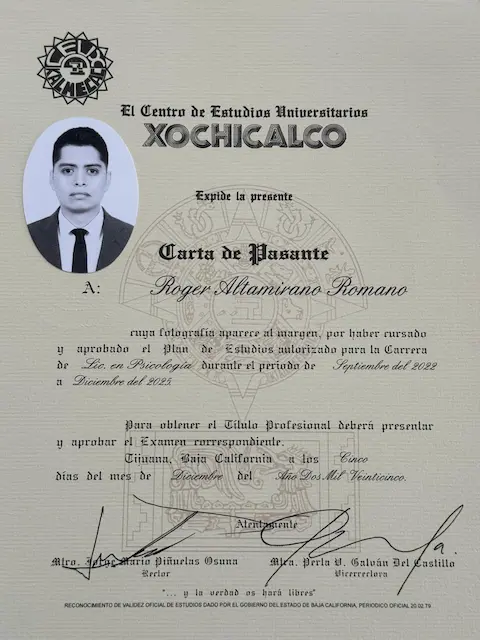 psicólogo Altamirano Romano Roger